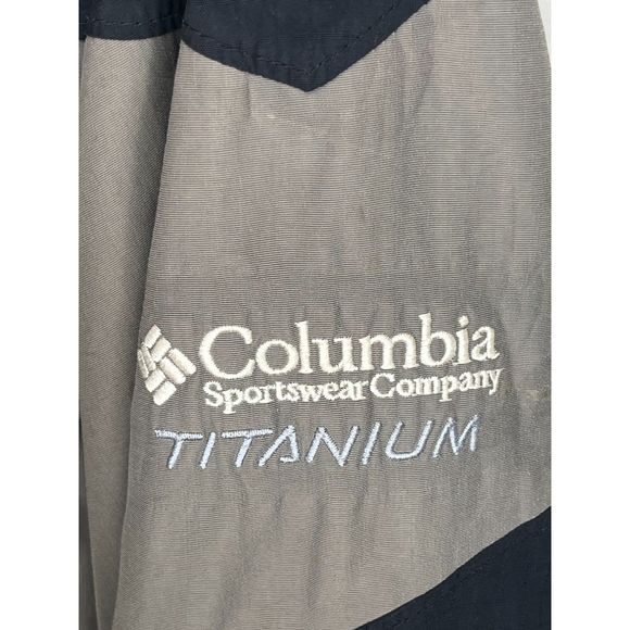 Columbia Titanium Omni-Tech Waterproof Breathable Jacket Men's Large Vintage - Picture 2 of 5